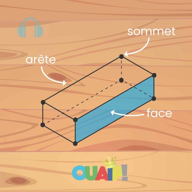 Faces, sommets et arêtes